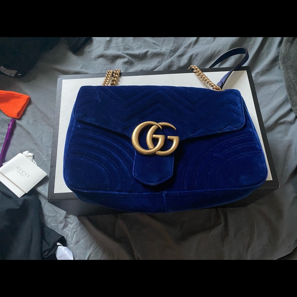 Velvet Gucci bag